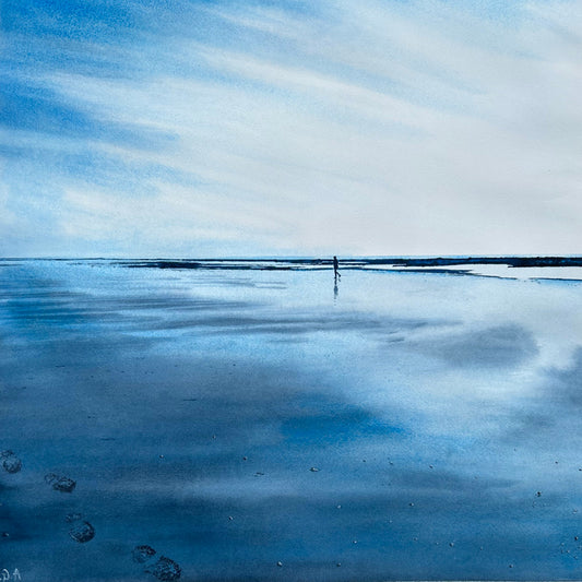 Walking towards the Lighthouse - Low Tide