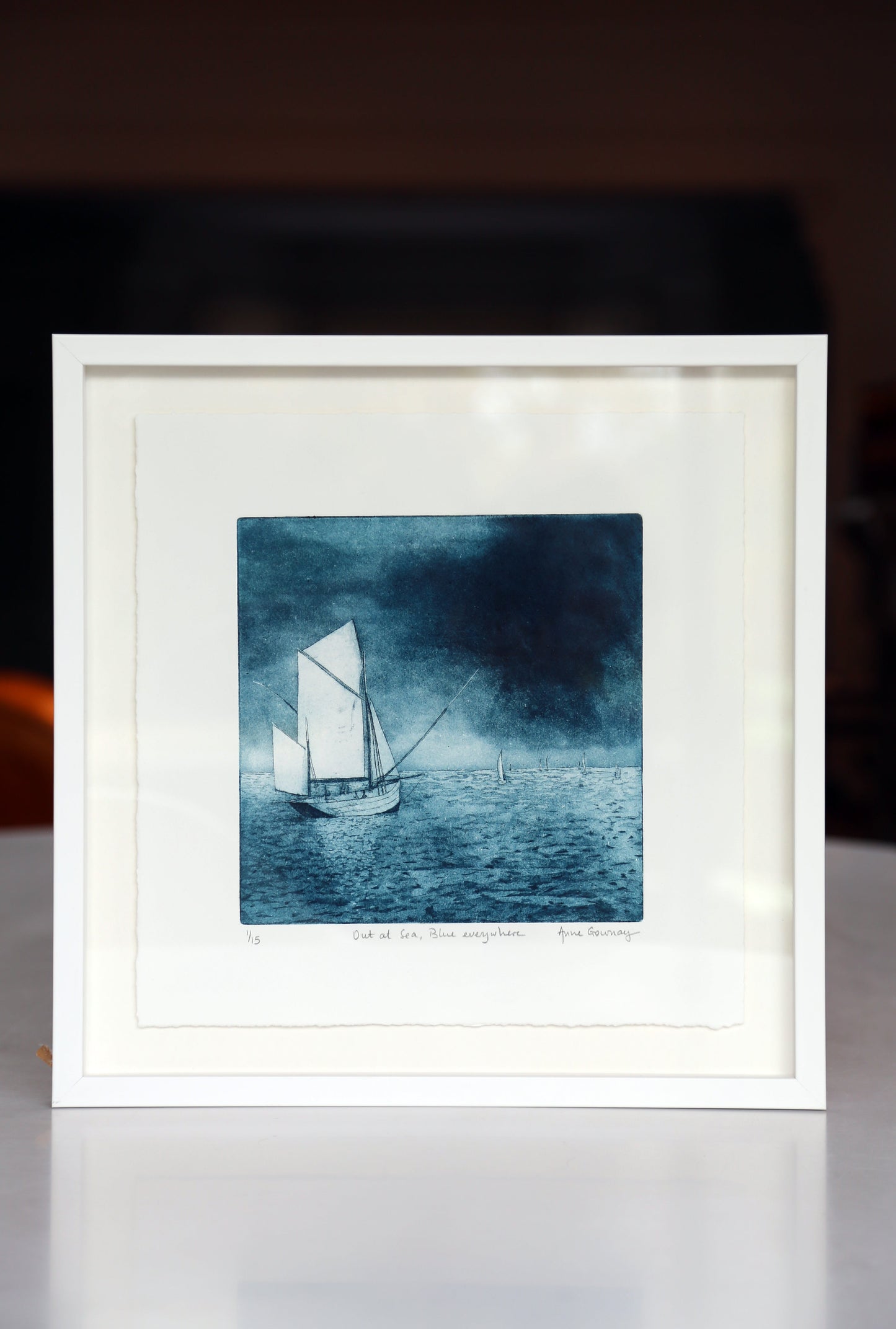 Out at sea, Blue everywhere