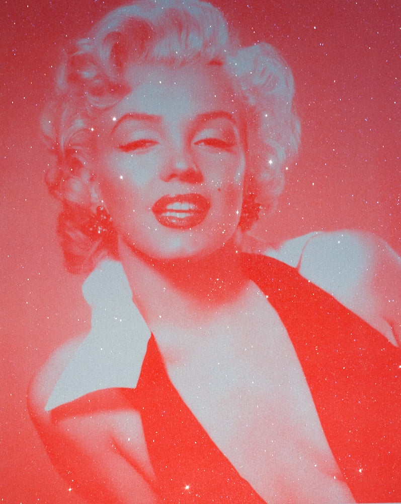 Marilyn Monroe - Candy Floss Pink and Neon Red